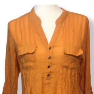 Cocomo Petite Linen Top Size Small